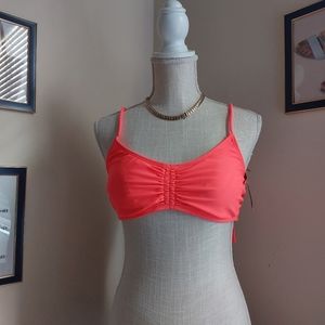 Halter swim top, color"atomic sunset